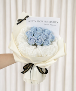 Pretty Flower Blue (Soap Flower)