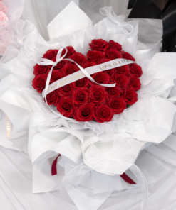 Luxury Heart Roses (Soap Flower) - Image 7