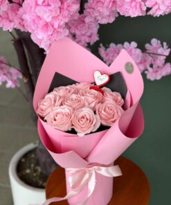 One for My Heart Pink (Soap Flower) - Image 3