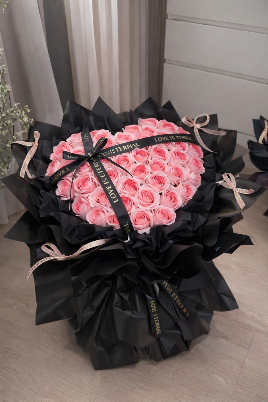Luxury Heart Roses (Soap Flower) - Image 3