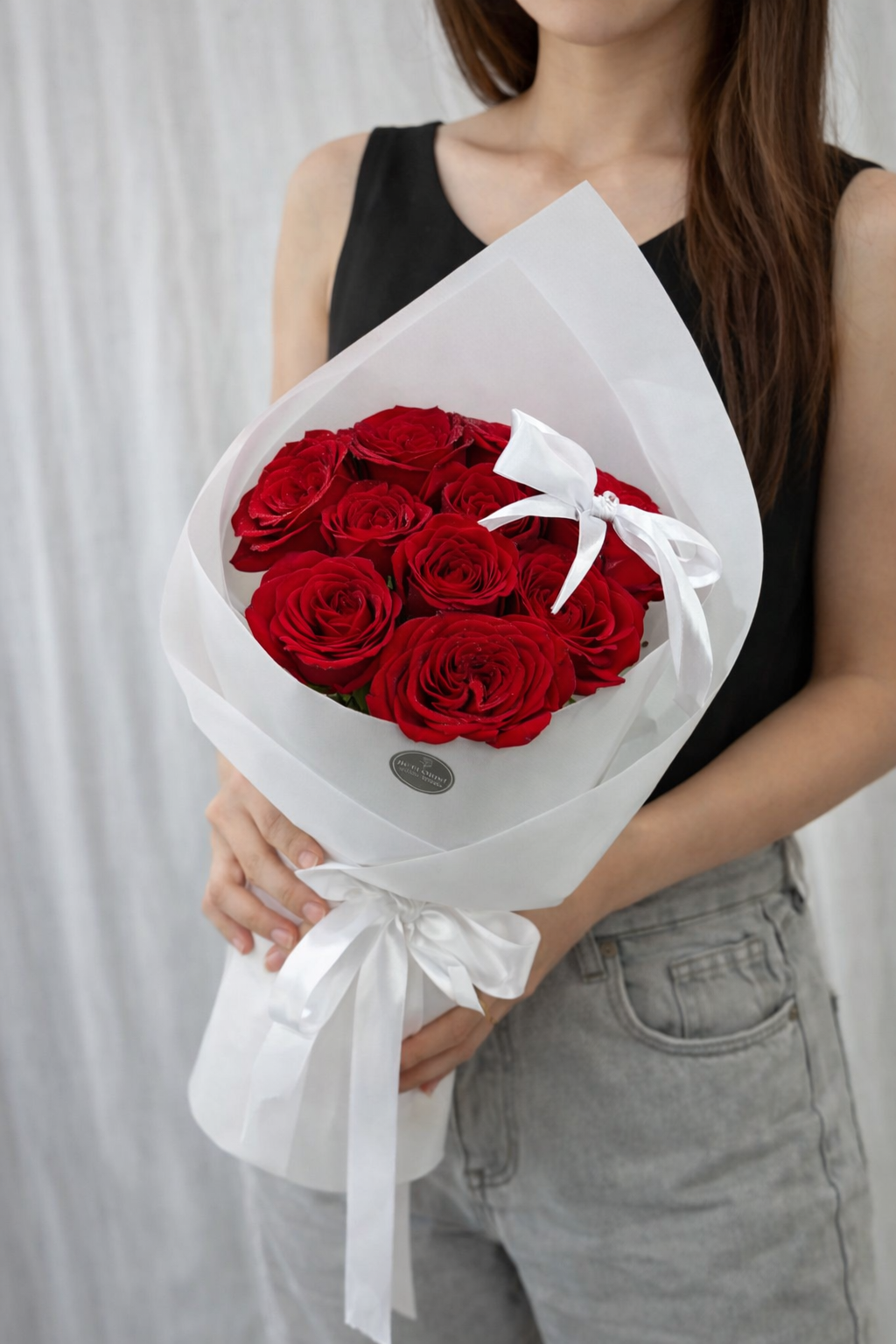 Rose Bouquet White Beauty