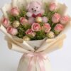 Chocolate Gift Bouquet Sweet Blush Teddy