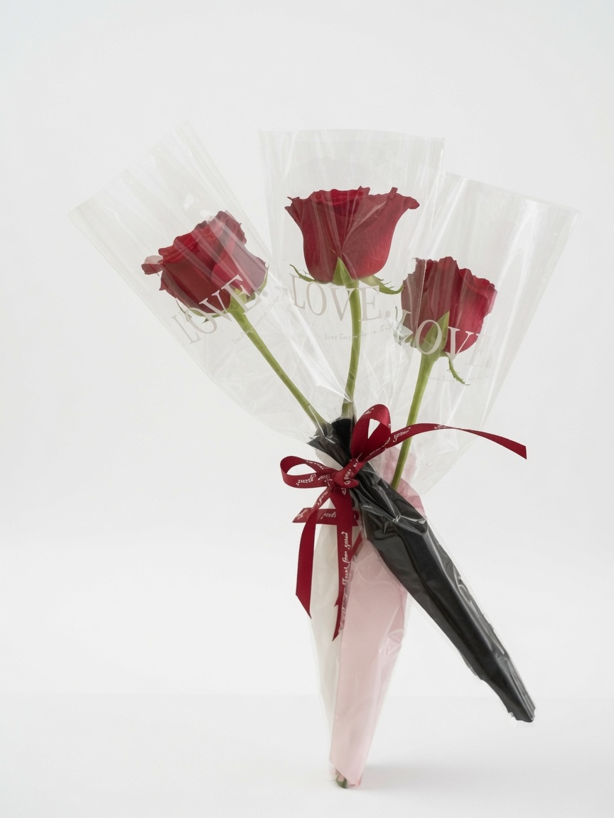 Single Rose Bouquet | One Stalk Rose - Image 3