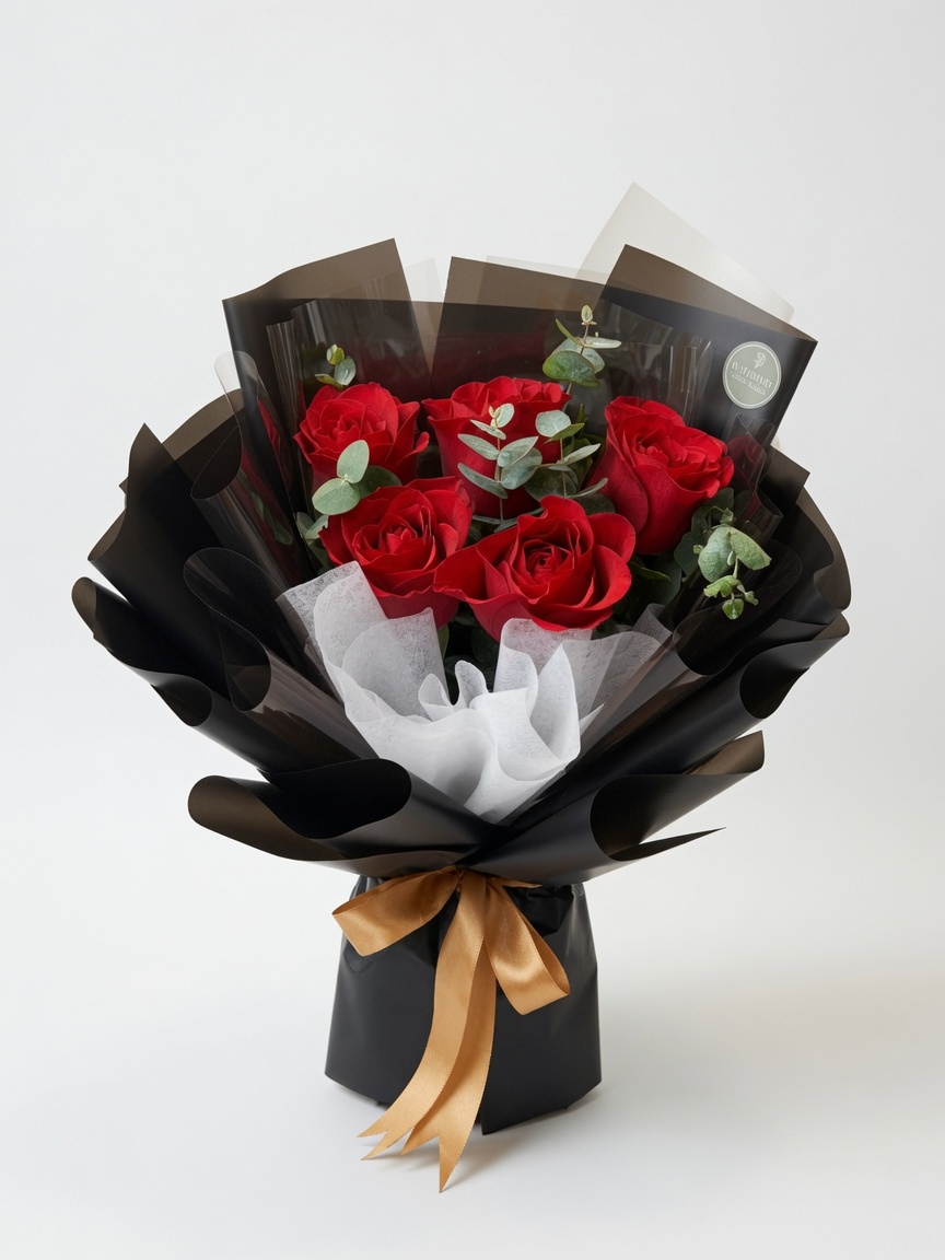 Red Rose Bouquet Royal Love