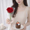 Rose & Chocolate Fudge (Fresh Flower)