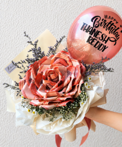 Rosé Cash Blossom (Money Bouquet)