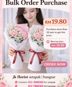 Mother's Day Bouquet Blush Babe Pink Carnation