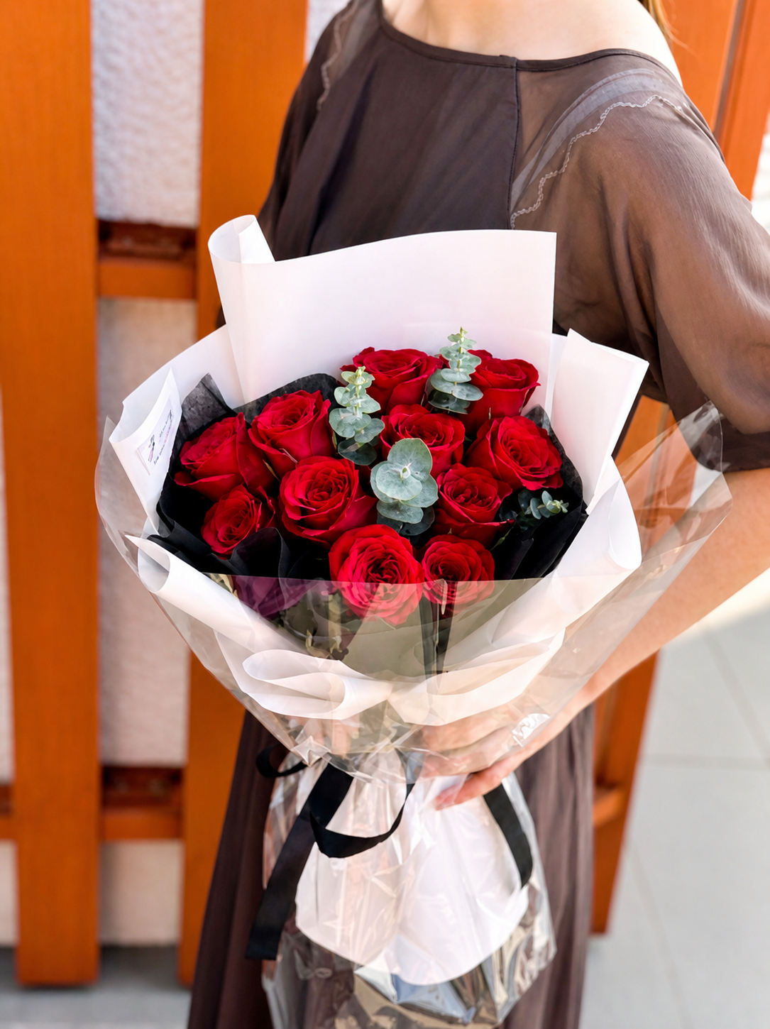 Red Rose Bouquet Midnight Love - Image 3
