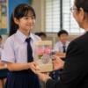 Teacher’s Day Gift Box Crochet Tulip
