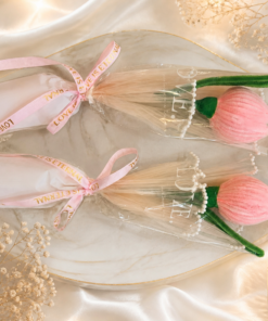 Chenille Bouquet Single Tulips - Image 4