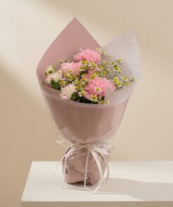 Pink Carnation Bouquet Sweet Blush