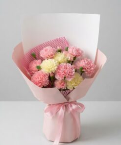 Pink Carnation Bouquet Sweet Moment
