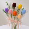 Chenille Bouquet Single Tulips