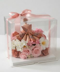 Money Bouquet Butterfly Lady (Soap flower)