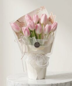 Tulip Bouquet Blushing Pink