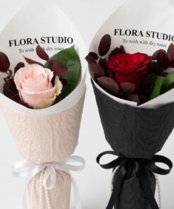 Single Stalk Rose Bouquet | Red Rose Bouquet - Image 2