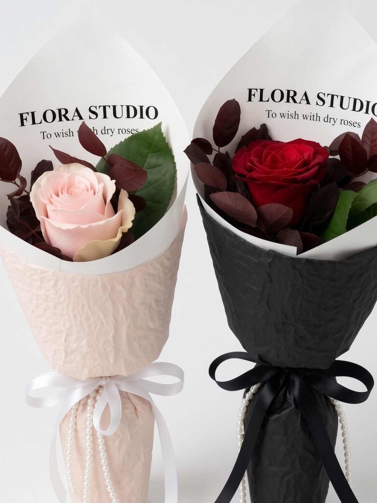 Single Stalk Rose Bouquet | Red Rose Bouquet - Image 2