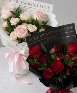 Rose Bouquet with Spray Roses | Romantic Gift - Image 2