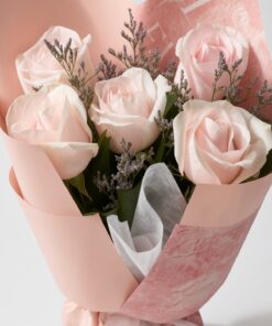 Pink Rose Bouquet | 5 stalks Bouquet - Image 2