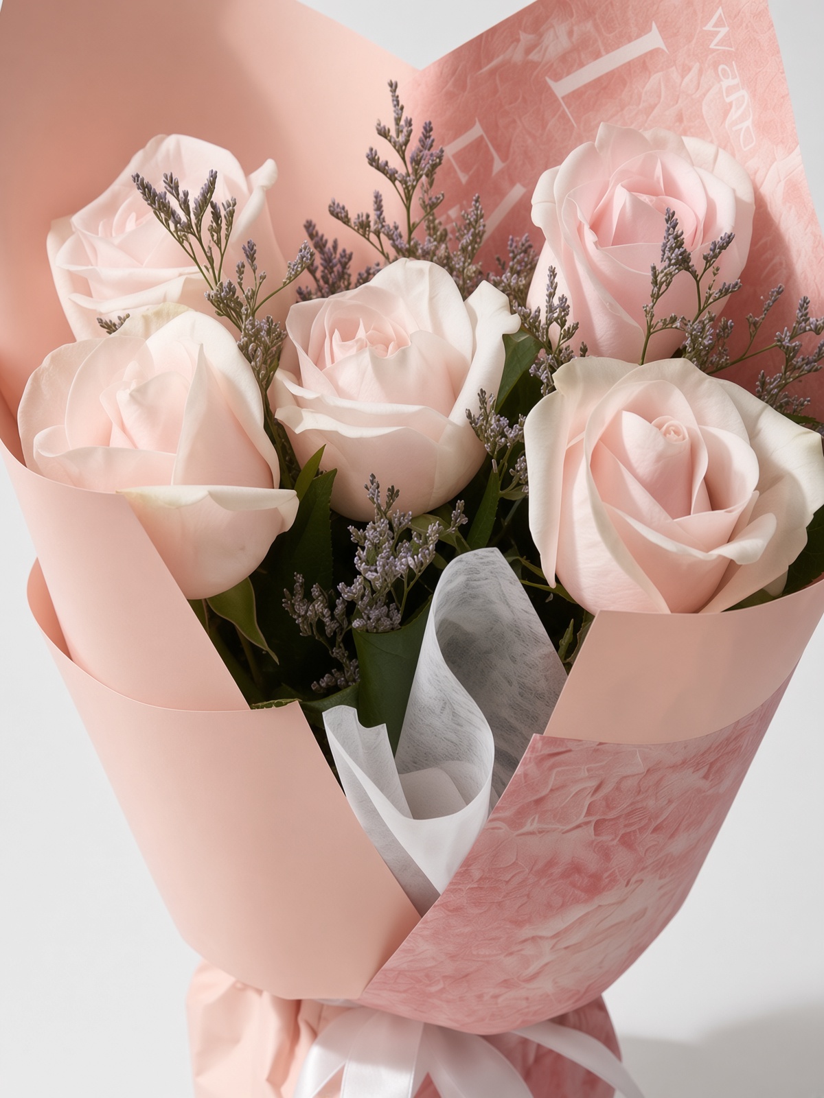 Pink Rose Bouquet | 5 stalks Bouquet - Image 2