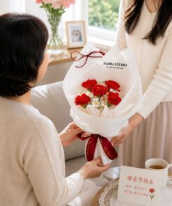 Mother's Day Bouquet Cherished Moments Carnation (Soap) - Image 2