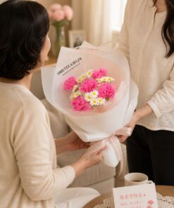Mother's Day Bouquet Cherished Moments Carnation (Soap) - Image 3