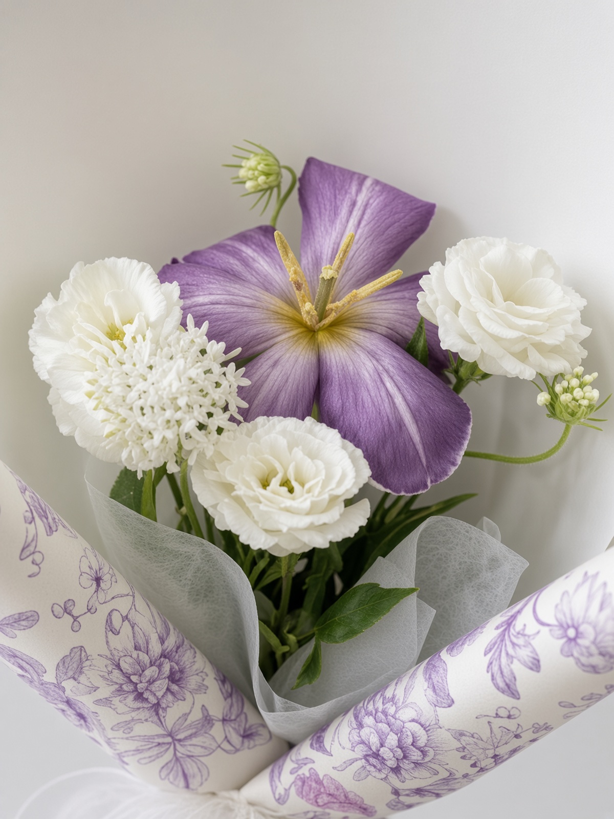 Tulip Bouquet Amethyst Grace - Image 2