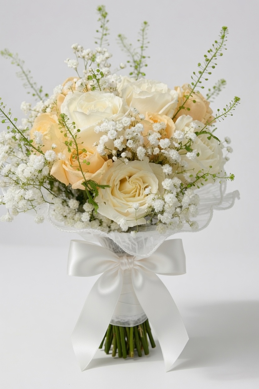 Bridal Hand Bouquet Rose New Beginnings