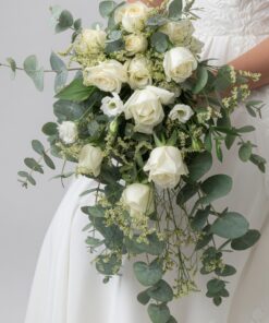 Bridal Hand Bouquet Rose Elegant Cascading