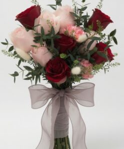 Bridal Hand Bouquet Rose & Carnation Blushness
