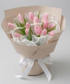 Tulip Bouquet Luna Pearl Pink