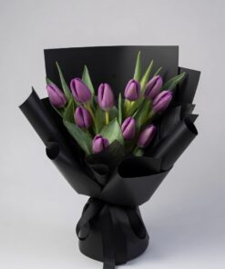 Tulip Bouquet Midnight Amethyst