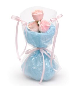 3 Stalks Rose Bouquet | Cappuccino Red Rose Bouquet - Image 2