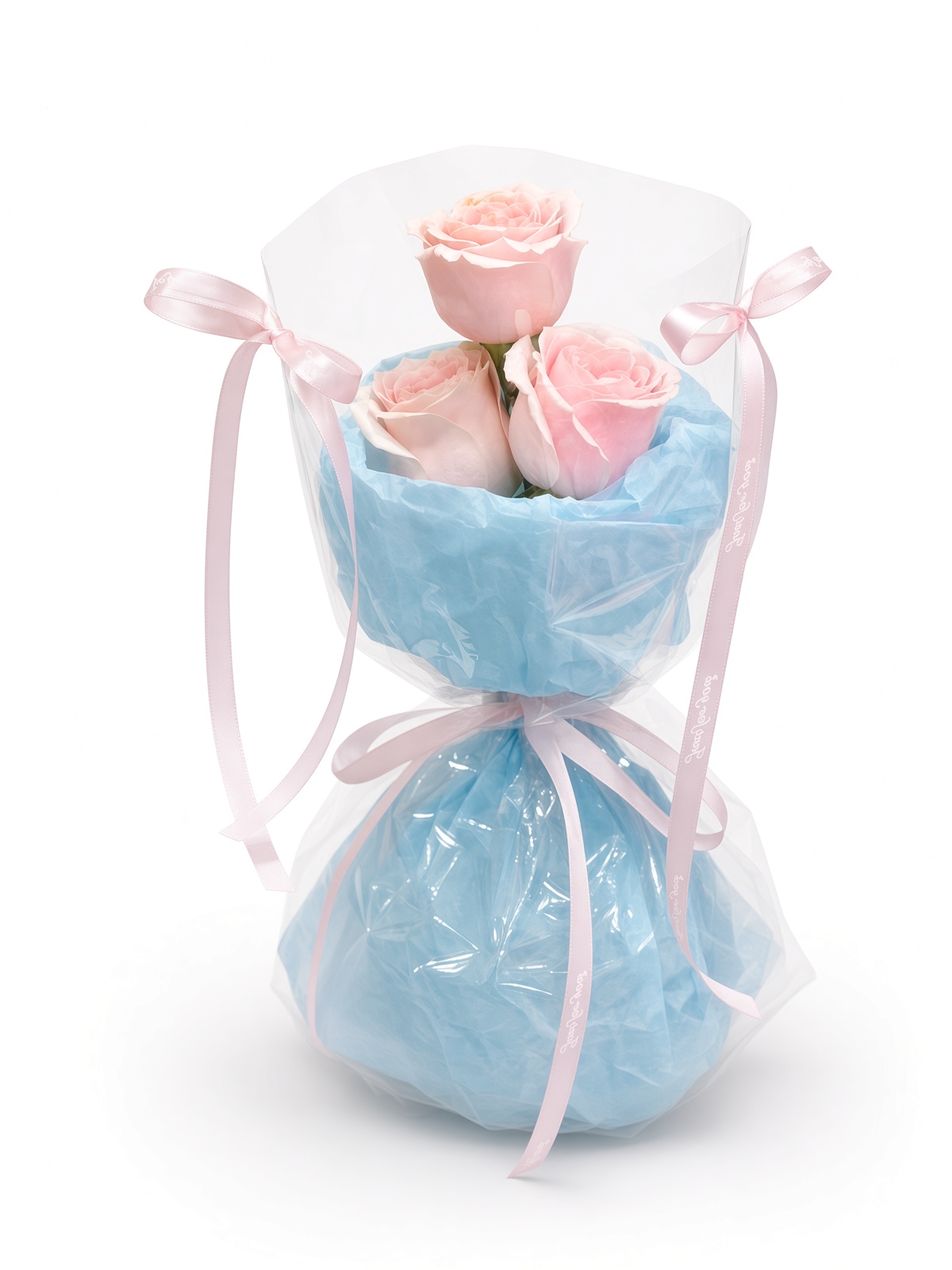3 Stalks Rose Bouquet | Cappuccino Red Rose Bouquet - Image 2