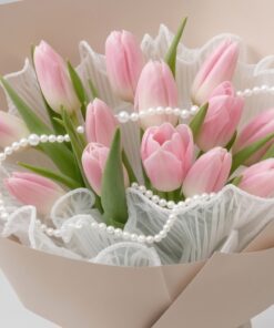 Tulip Bouquet Luna Pearl Pink - Image 2