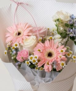 Mixed Flowers Bouquet | Rose Gerbera Carnation Bouquet - Image 2