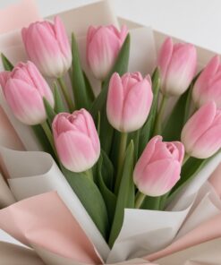 Tulip Bouquet Rosé Bloom Pink - Image 2