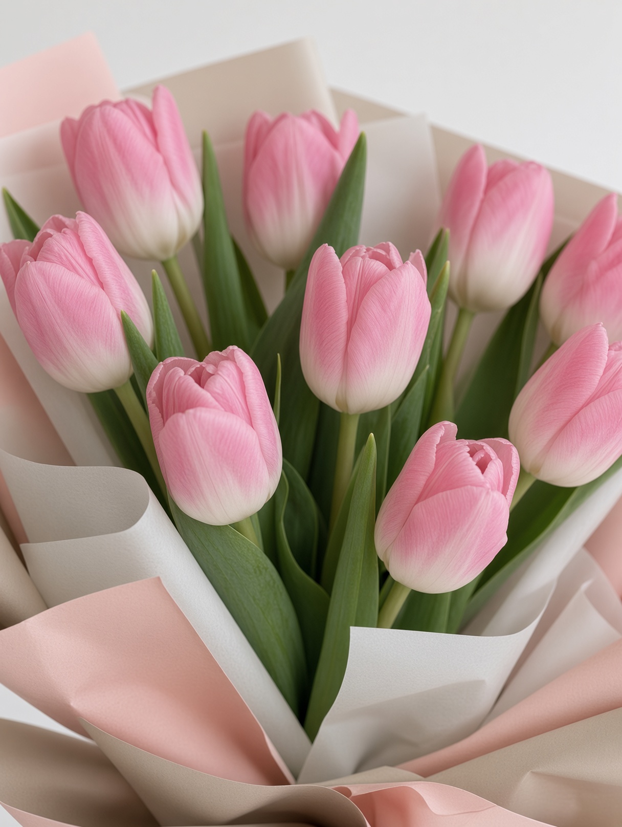 Tulip Bouquet Rosé Bloom Pink - Image 2