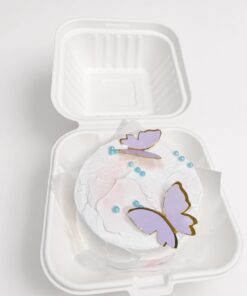 3" Bento Cake Lavender Butterfly - Image 3