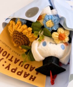 Crochet Bouquet Graduate Sunshine Doll - Image 3