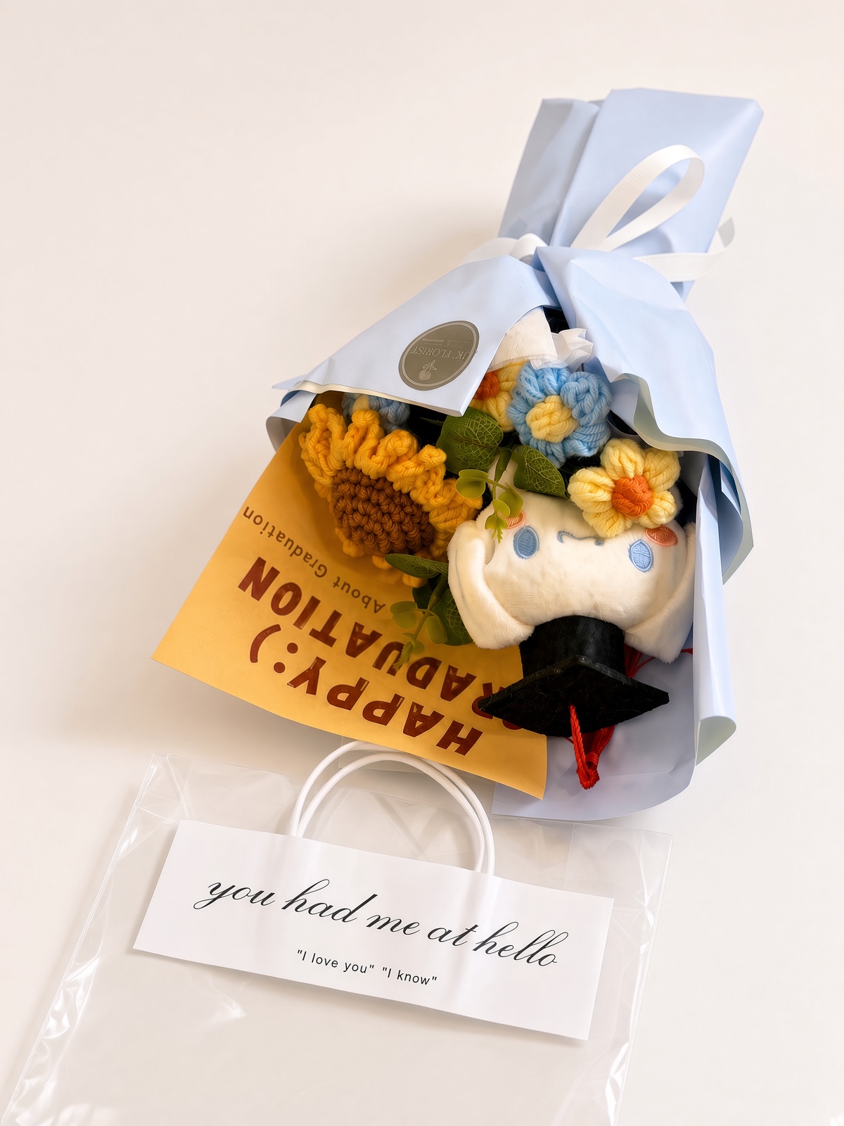 Crochet Bouquet Graduate Sunshine Doll - Image 2