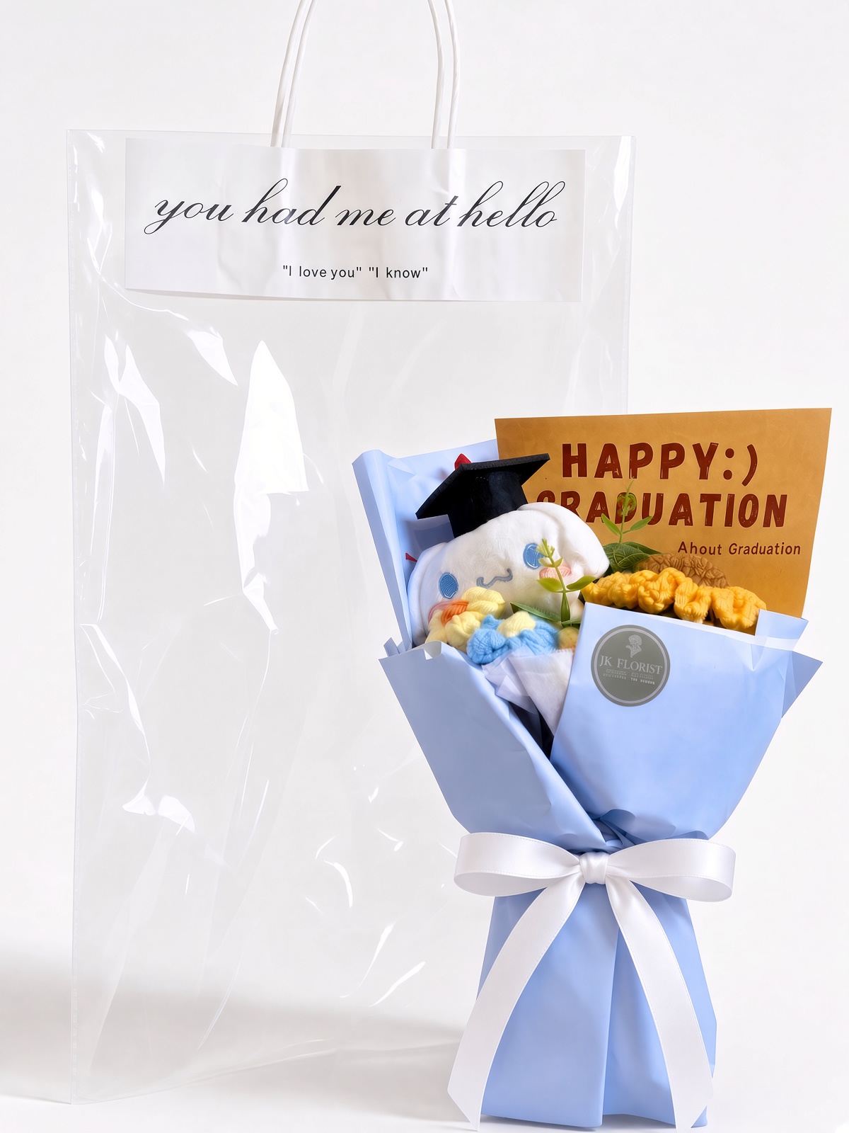 Crochet Bouquet Graduate Sunshine Doll