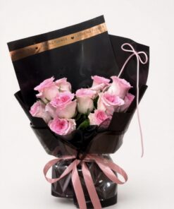 Pink Rose Bouquet | 9 stalks Rose Bouquet