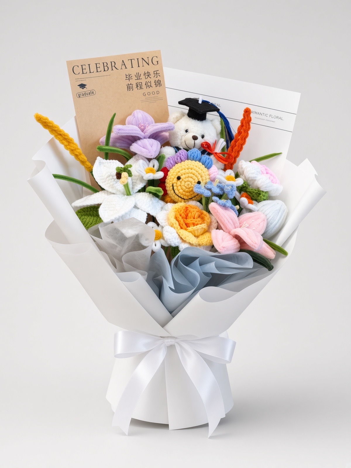 Crochet Bouquet Congrats Graduate