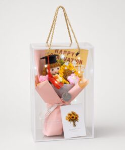 Crochet Doll Gift Bouquet Graduation Sunshine - Image 2