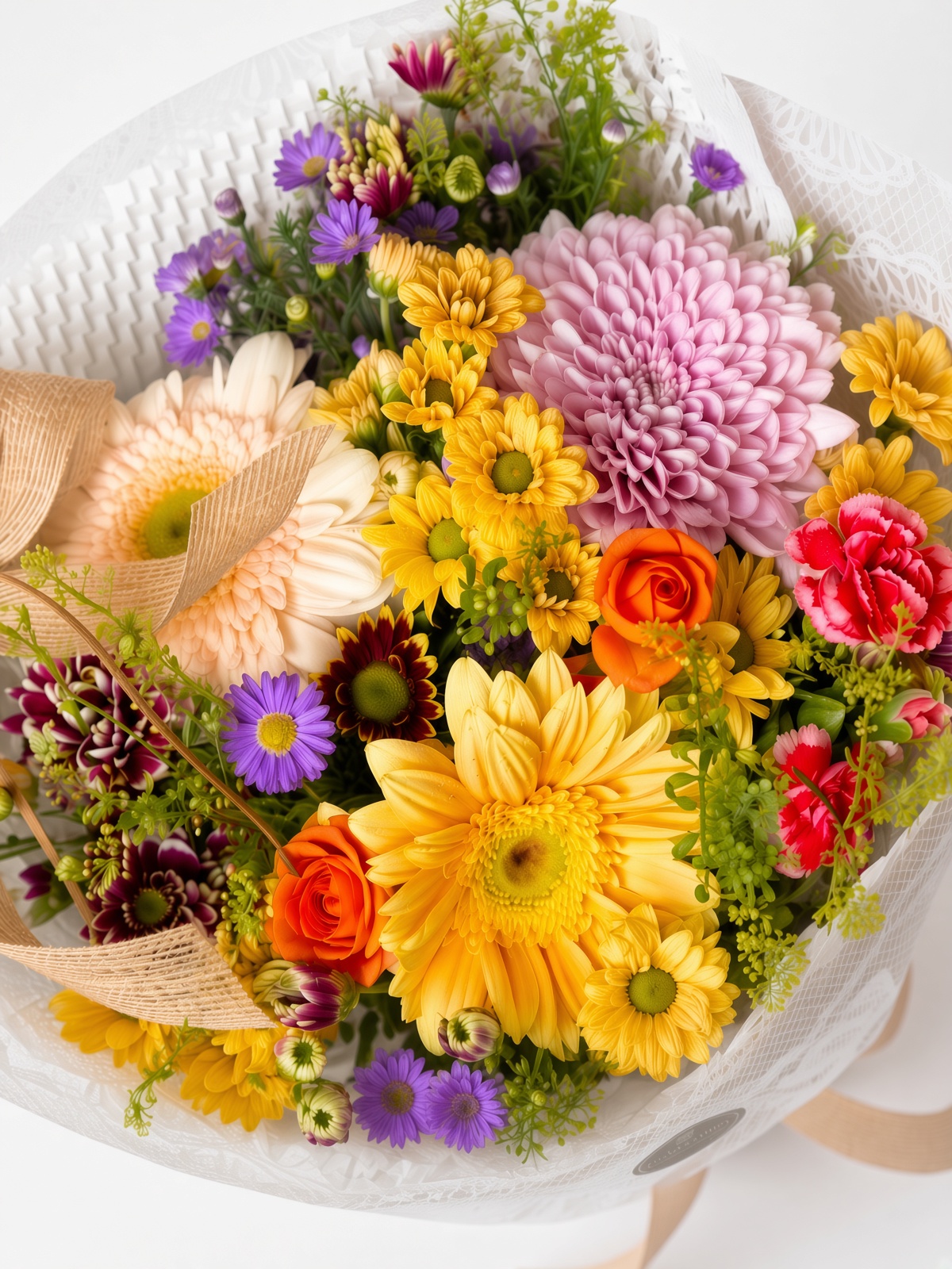 Thumbelina Bouquet Mixed Flowers - Image 3