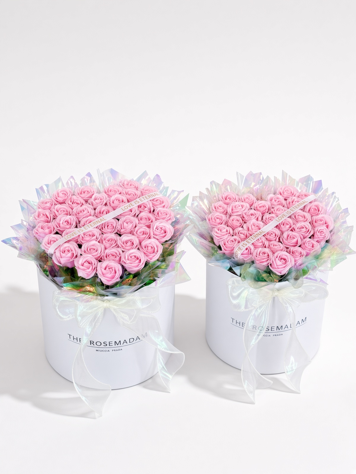 Heart Soap Flower Rose Box Soft Pink