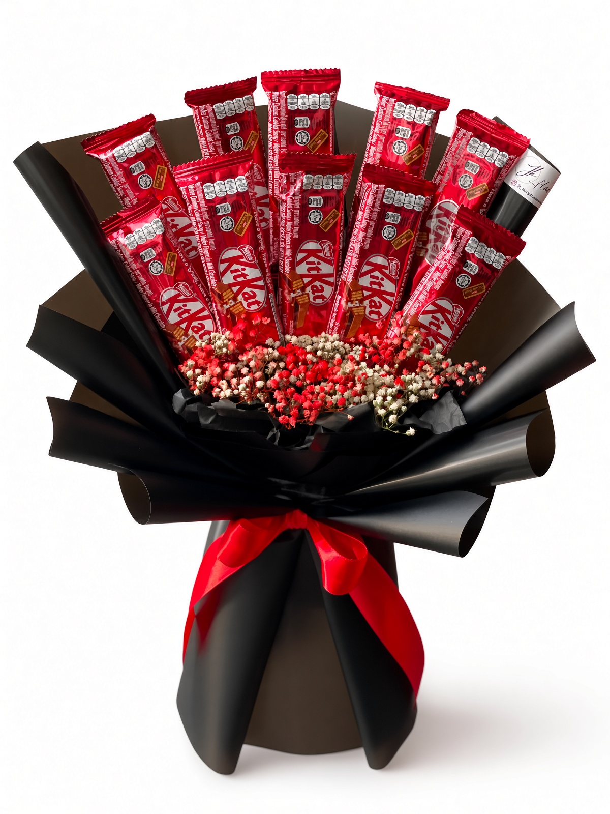 KitKat Bouquet with Baby’s Breath