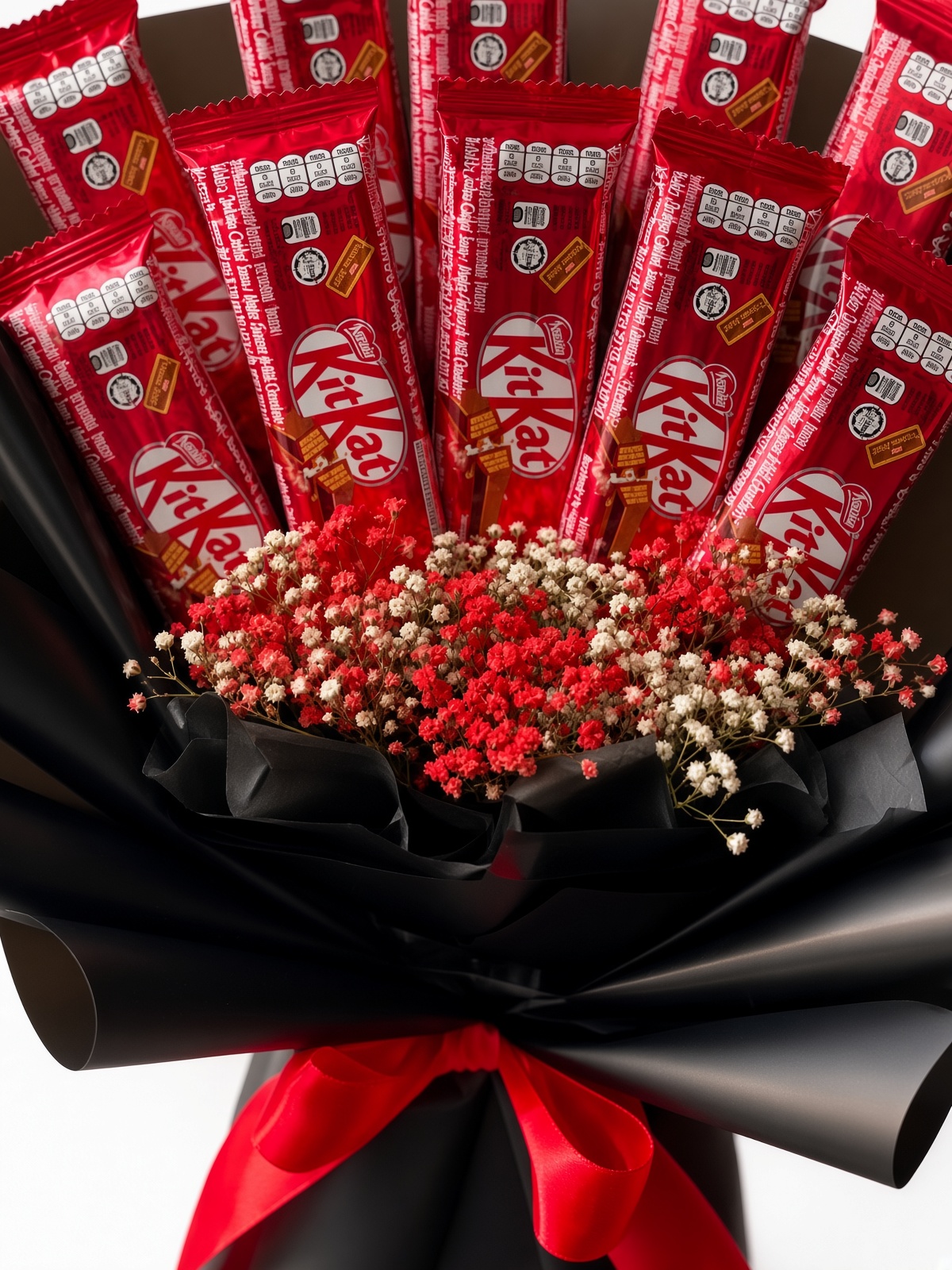 KitKat Bouquet with Baby’s Breath - Image 2
