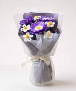 Chenille Daisy & Gerbera Bouquet | Handmade Flower Gift - Image 3